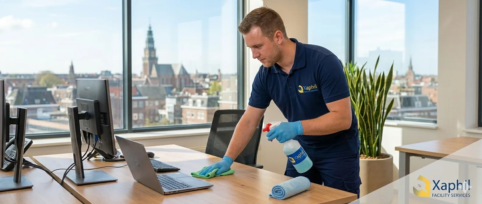Xaphil kantoorschoonmaak in Groningen