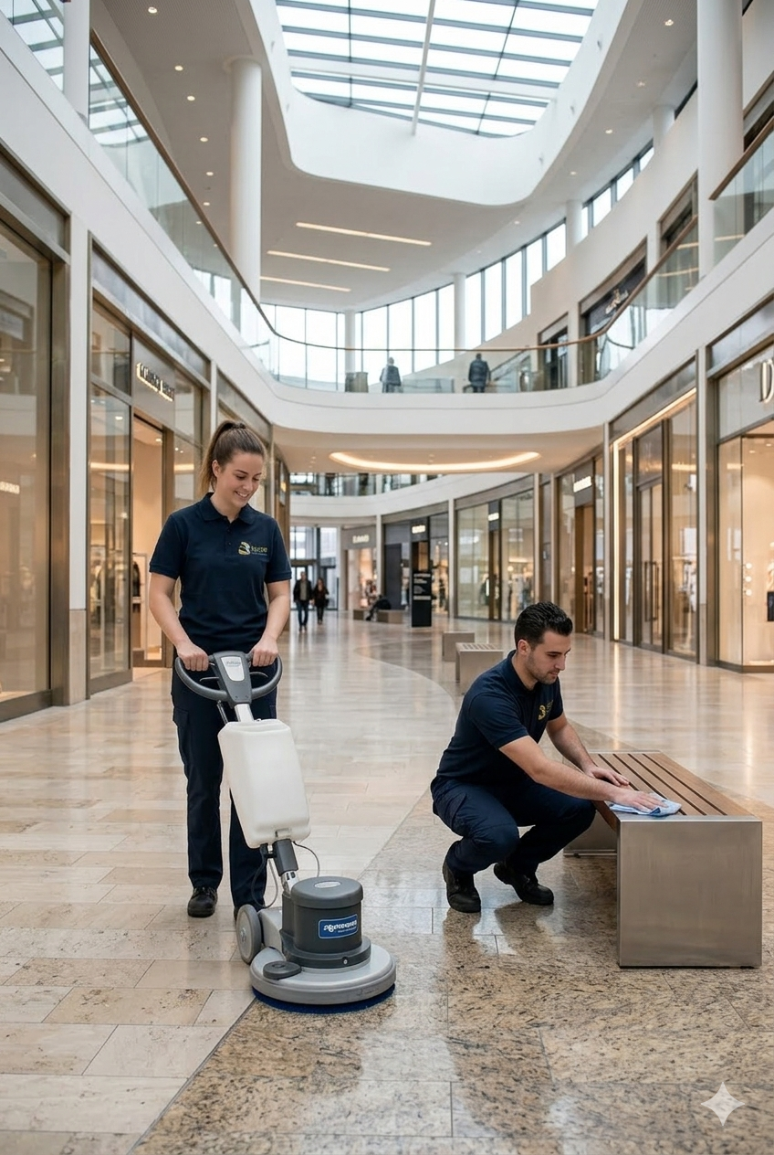 Xaphil team aan het werk in een publieke ruimte